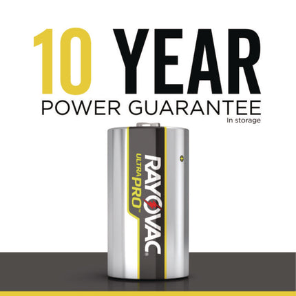 Ultra Pro Alkaline D Batteries, 12/pack