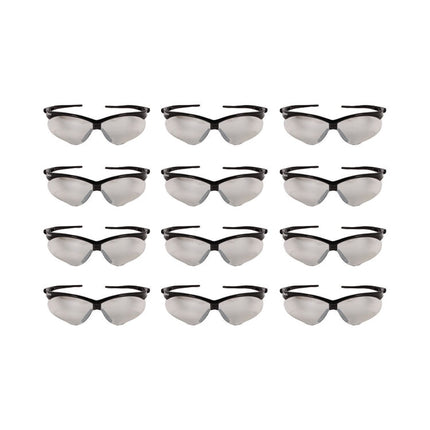 Nemesis Safety Glasses, Black Frame, Indoor/outdoor Lens