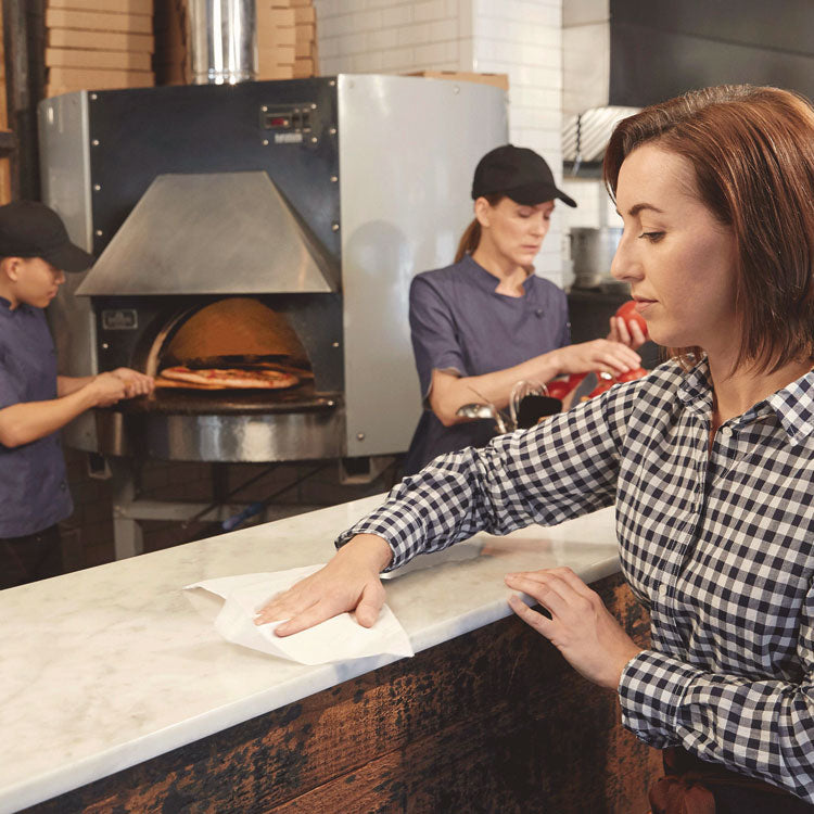 Foodservice Cleaning Towel, 1-Ply, 6 x 10.75, Pink, 200/Carton