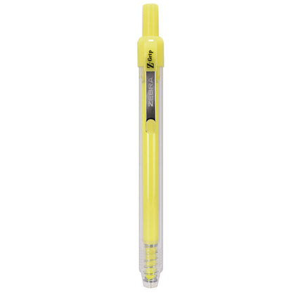 Z-Grip Retractable Highlighter Markers, Neon Yellow Ink, Chisel Tip, Neon Yellow Barrel, Dozen