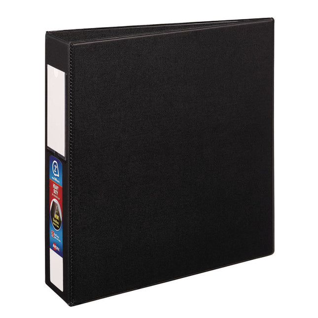 Heavy-Duty Non-View Binder With Durahinge And One Touch Ezd Rings, 3 Rings, 2" Capacity, 11 X 8.5, Black