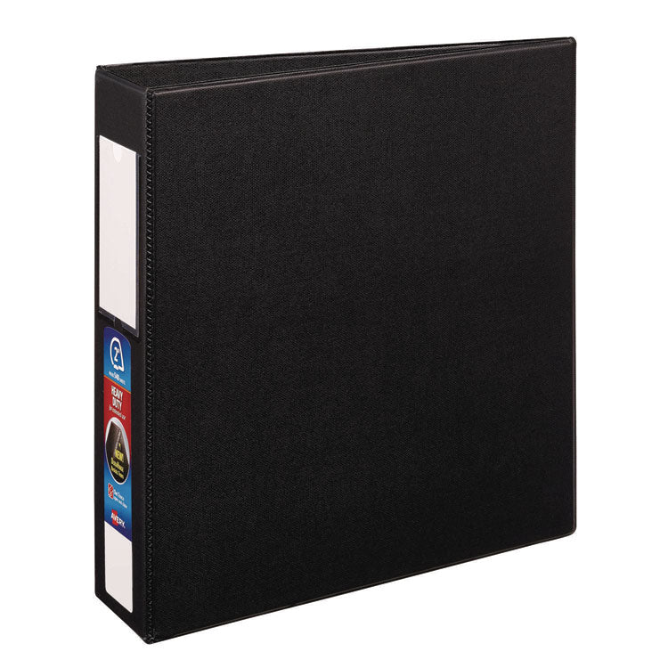 Heavy-Duty Non-View Binder With Durahinge And One Touch Ezd Rings, 3 Rings, 2" Capacity, 11 X 8.5, Black