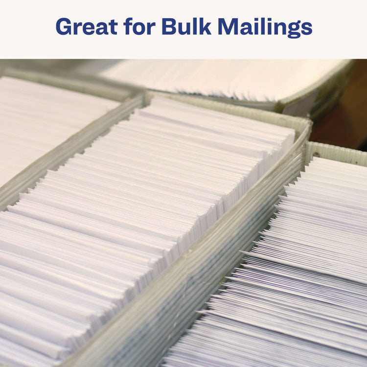 Dot Matrix Printer Mailing Labels, Pin-Fed Printers, 1.44 X 4, White, 5,000/box