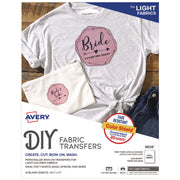 Fabric Transfers, 8.5 X 11, White, 18/pack