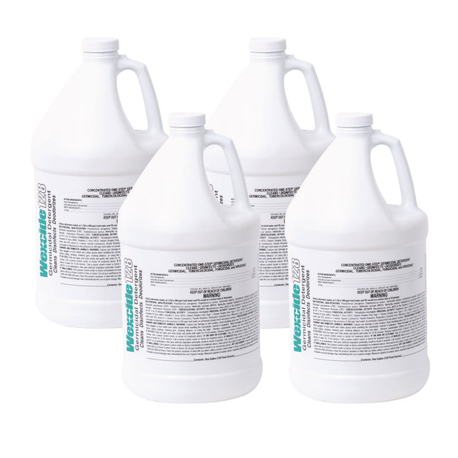 Wex-Cide Concentrated Disinfecting Cleaner, Nectar Scent, 128 Oz Bottle, 4/carton