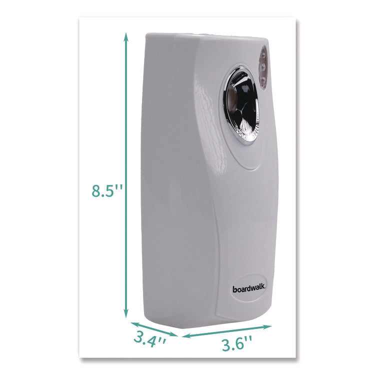 Metered Air Freshener Dispenser, 9.5" x 3.5" x 3.75", White, 12/Carton