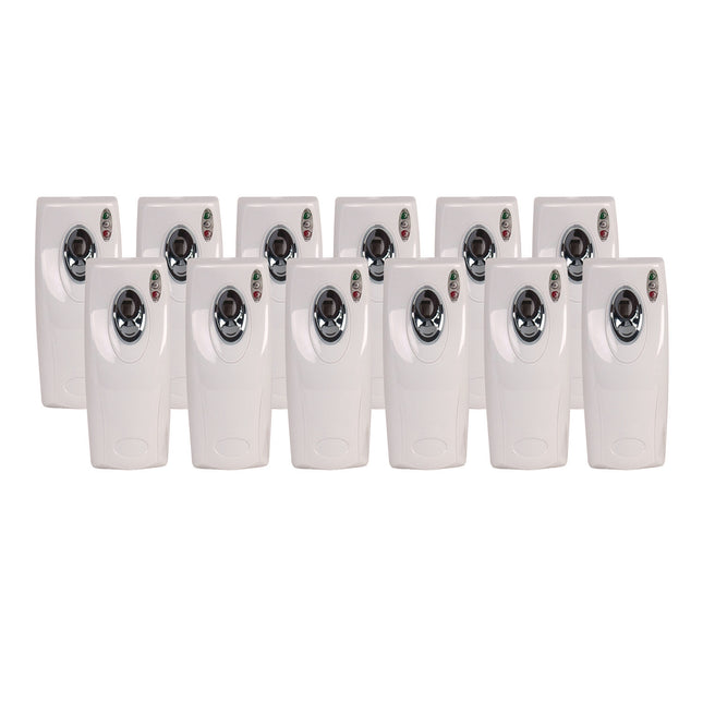 Metered Air Freshener Dispenser, 9.5" x 3.5" x 3.75", White, 12/Carton