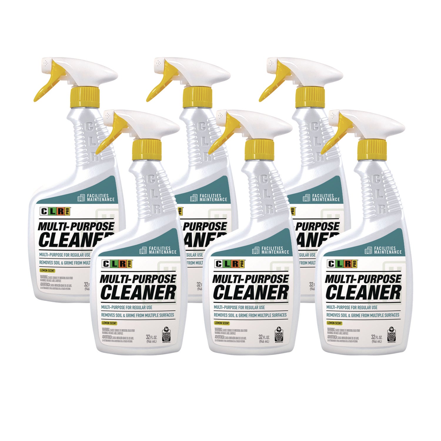 Multi-Purpose Cleaner, Lemon Scent, 32 Oz Bottle, 6/carton