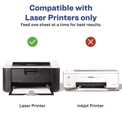 Printable Postcards, Laser, 80 lb, 4 x 6, Matte White, 80 Cards, 2 Cards/Sheet, 40 Sheets/Box