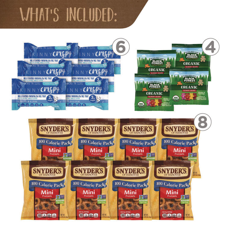 Big Healthy Snack Box, 61 Assorted Snacks/Box