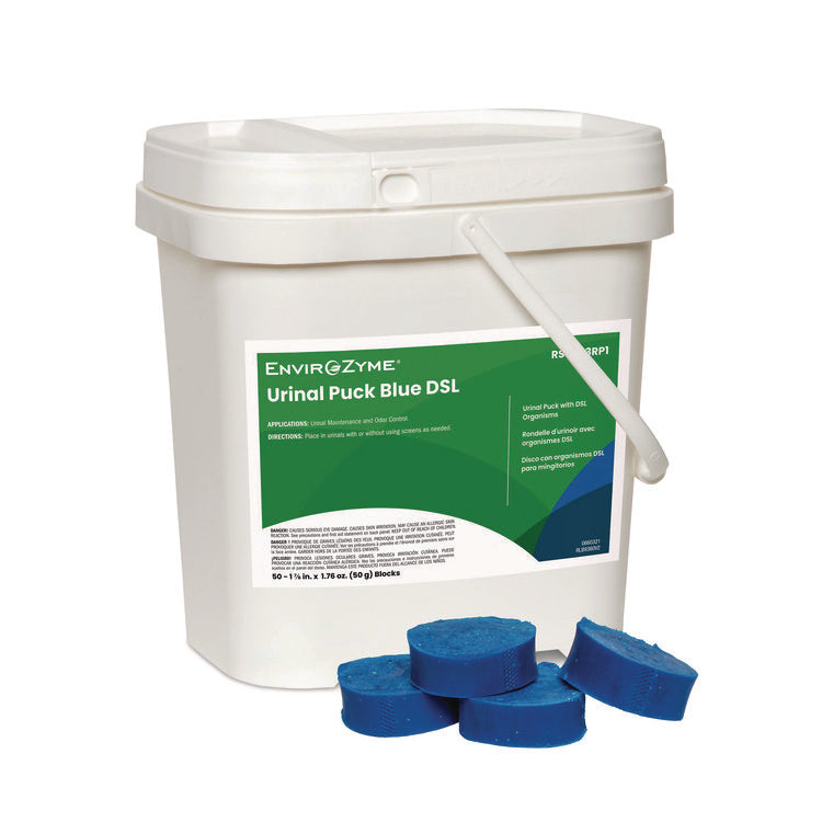 Urinal Puck Blue DSL, Fresh Scent, Blue, 50/Pack