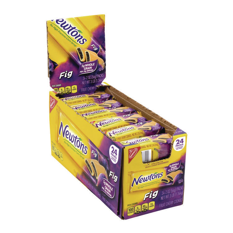 Fig Newtons, 2 oz Pack, 2 Cookies/Pack, 24 Packs/Box