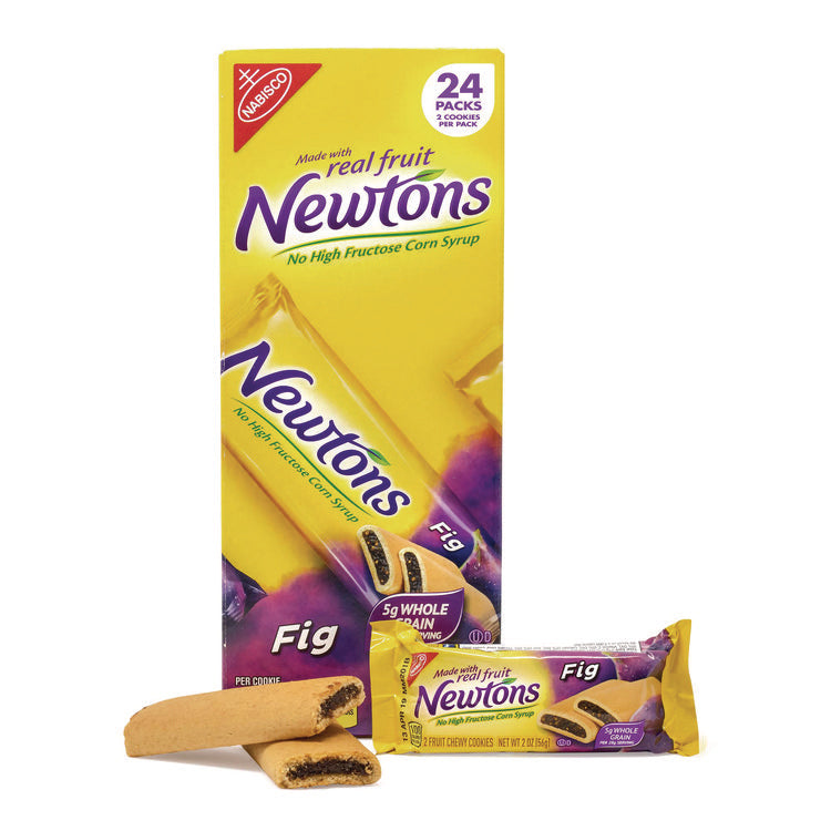 Fig Newtons, 2 oz Pack, 2 Cookies/Pack, 24 Packs/Box