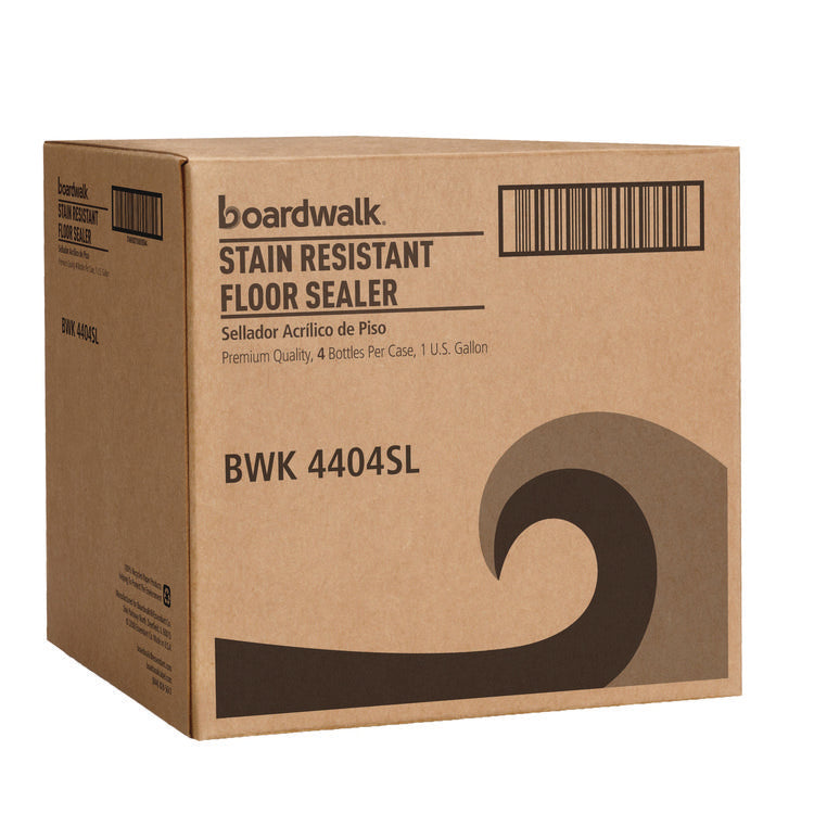 Stain Resistant Floor Sealer, Unscented, 1 gal Bottle, 4/Carton