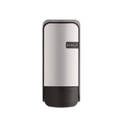 Wall-Mounted Dispenser, 1,000 mL, 5 x 5 x 11, Black/Faux Stainless Steel