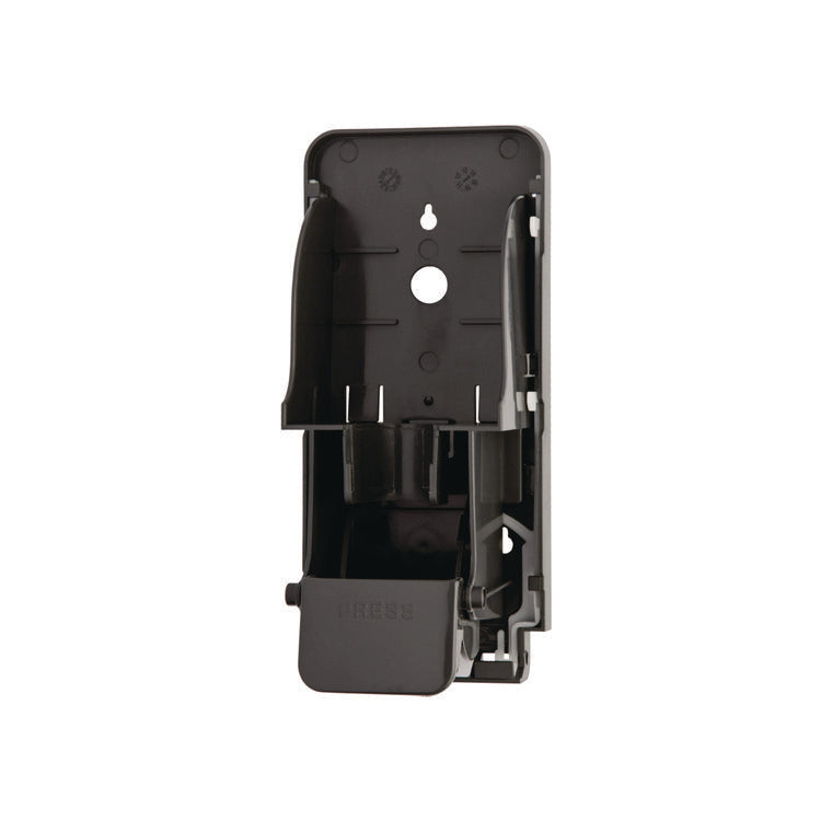 Wall-Mounted Dispenser, 1,000 mL, 5 x 5 x 11, Black/Faux Stainless Steel