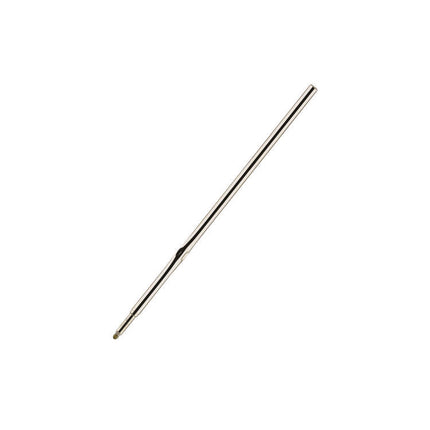 F-Series Ballpoint Stainless Steel Pen Refill, Fine 0.8 mm Conical Tip, Black Ink, 2/Pack