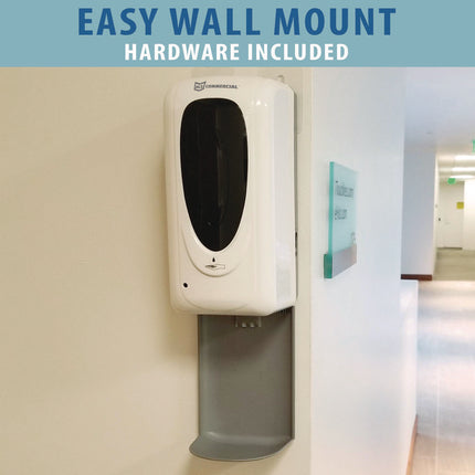 Sanitizer Dispenser, 4.6 x 4.5 x 17, Silver