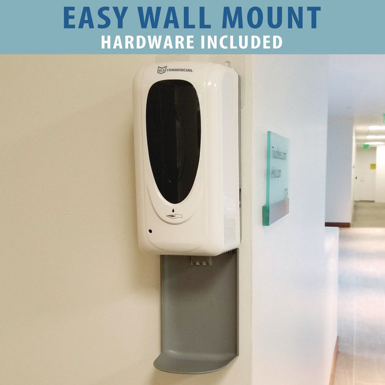 Sanitizer Dispenser, 4.6 x 4.5 x 17, Silver