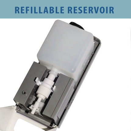 Sanitizer Dispenser, 4.6 x 4.5 x 17, Silver