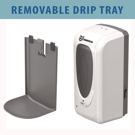 Sanitizer Dispenser, 4.6 x 4.5 x 17, Silver