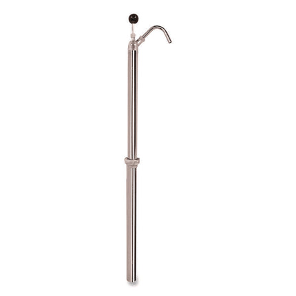 Bottle Pump, 22 oz Output, Steel, 42.5" Tall, Chrome, 6/Carton