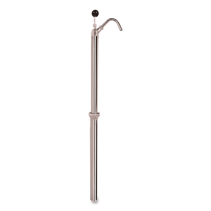 Bottle Pump, 22 oz Output, Steel, 42.5" Tall, Chrome