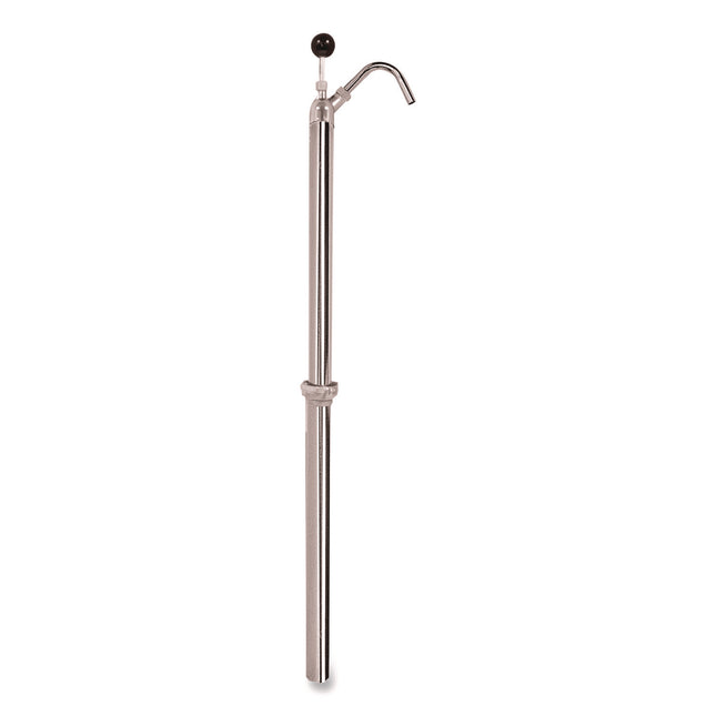 Bottle Pump, 22 oz Output, Steel, 42.5" Tall, Chrome
