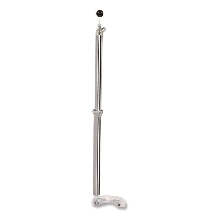 Bottle Pump, 22 oz Output, Steel, 42.5" Tall, Chrome, 6/Carton