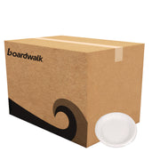 Hi-Impact Plastic Dinnerware, Plate, 6" Dia, White, 1,000/carton