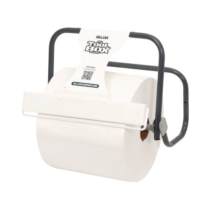 TOOLBOX WaterWeave T600 Wipers, 1-Ply, 11.8 x 12.8, White, 1,100 Sheets/Roll