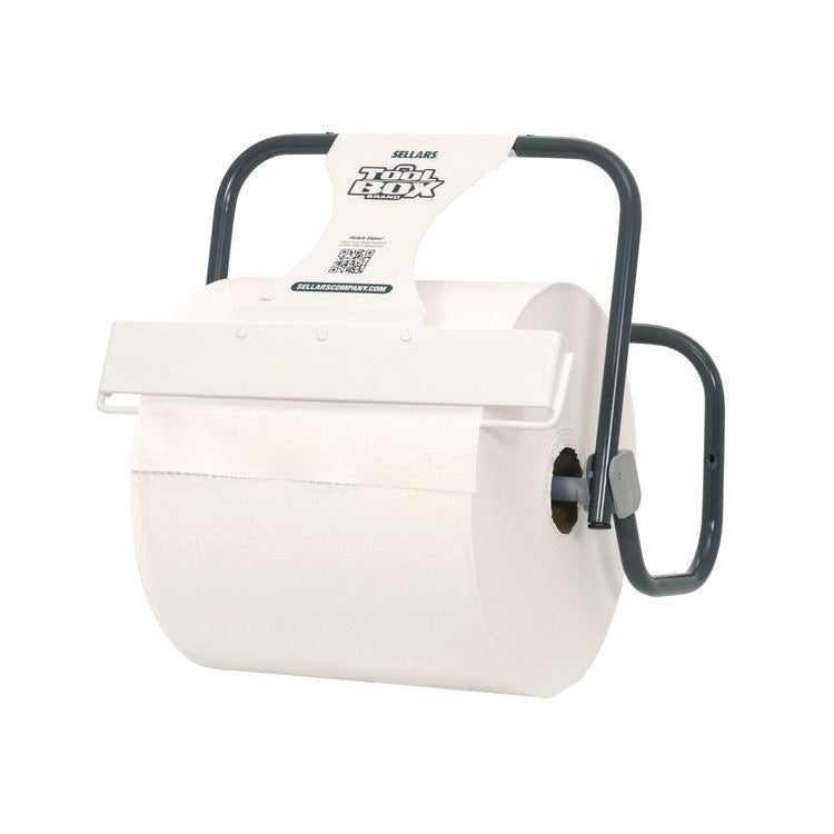 TOOLBOX Z300 Wipers, 1-Ply, 12.5 x 12, White, 950 Sheets/Roll