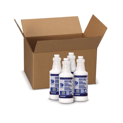 Stainless Steel Cleaner and Polish RLQ, 32 oz Spray Bottle, 4/Carton