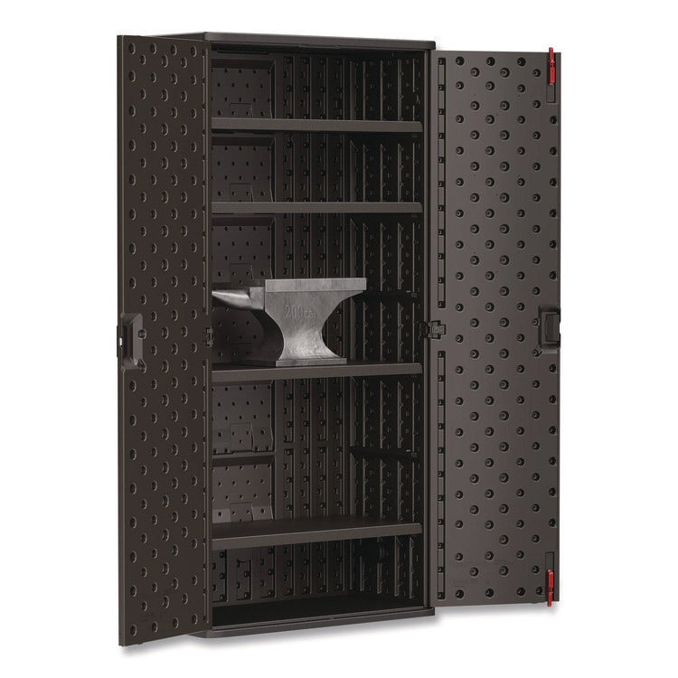 Mega Tall Storage Cabinet, 40 x 20.25 x 80.25, Gray