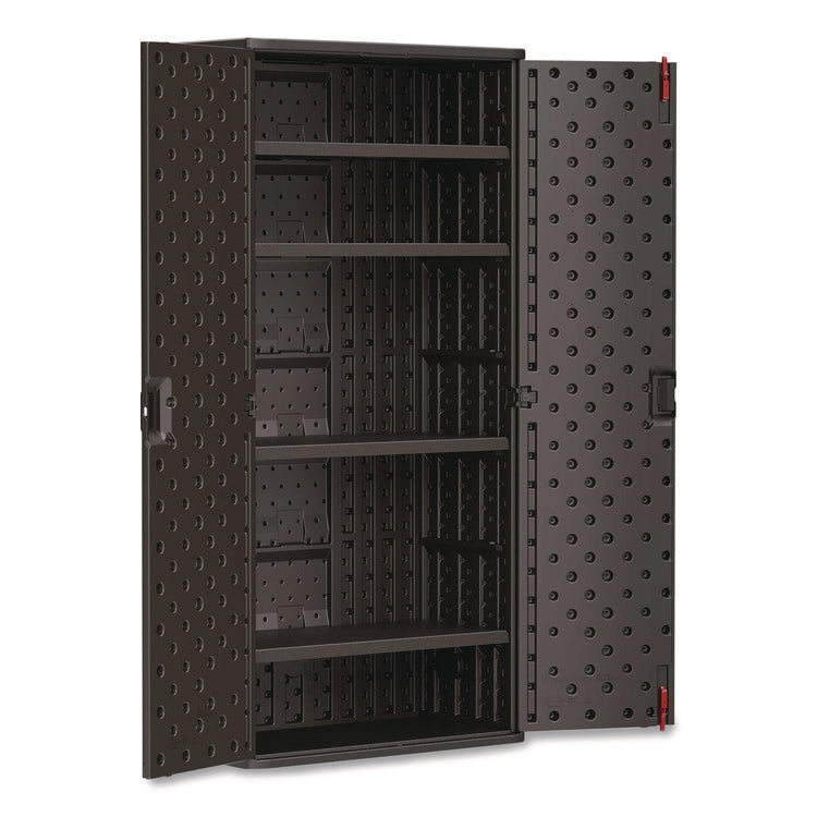 Mega Tall Storage Cabinet, 40 x 20.25 x 80.25, Gray