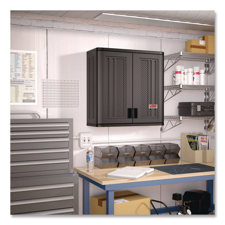 Wall Storage Cabinet, 30 x 12 x 30.25, Gray