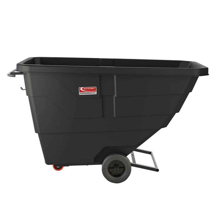 0.75 cu yd Light Duty Tilt Truck, 750 lb Capacity, Black