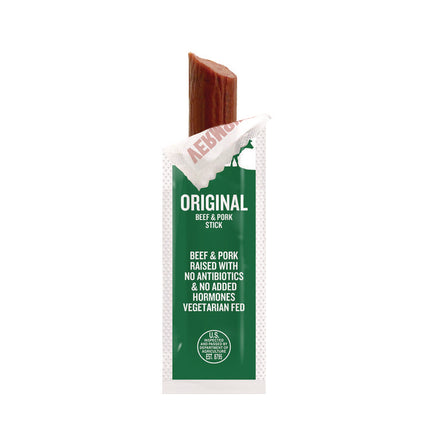 Original Flavor Mini Snack Sticks, Beef, 0.5 oz Individually Wrapped, 20/Carton