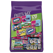 Party Mix Stand-Up Bag, 120 Pieces, Assorted Flavors, 2.5 lb Bag