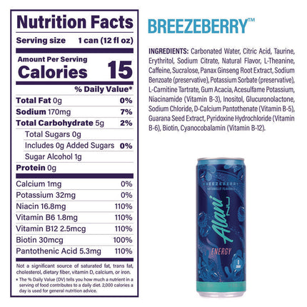 Energy Sweet Splash Variety Pack, Assorted Flavors, 12 oz Can, 18/Carton