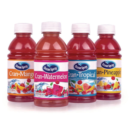 Tropical Variety Pack, Assorted Flavors, 10 oz Bottle, 24/Carton