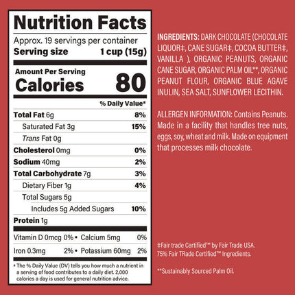 Dark Chocolate Coconut Minis and PB Cups Variety, 11.1 oz Bag (Dk Chocolate Coconut), 10.05 oz Bag (Dk Chocolate PB), 2/CT