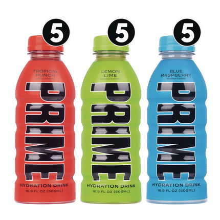 Hydration Drink Variety Pack, Assorted Flavors, 6.9 oz Bottle, 15/Carton