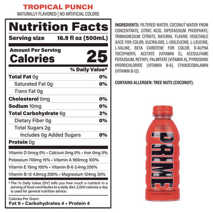 Hydration Drink Variety Pack, Assorted Flavors, 6.9 oz Bottle, 15/Carton