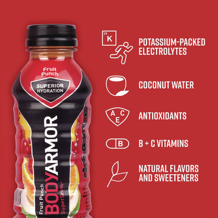 BASE Sports Drink Variety Pack, Assorted Flavors, 12 oz Bottle, 24/Carton