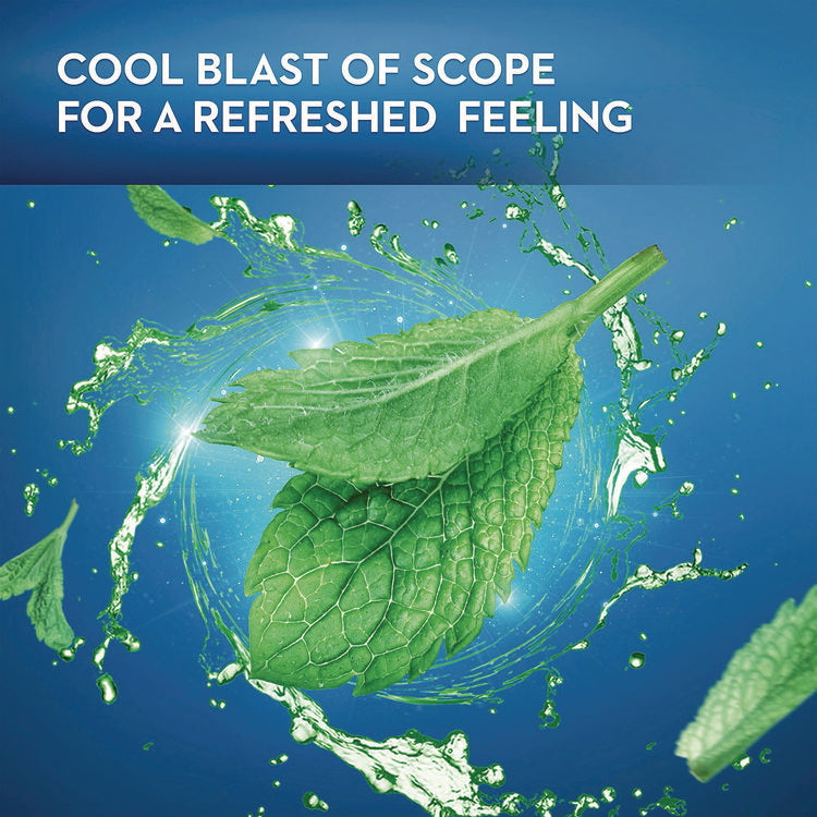 Burst of Scope Floss Picks, Fresh Mint, 75 Picks/Bag, 5 Bags/Carton