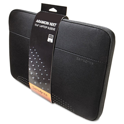 Aramon Laptop Sleeve, Fits Devices Up to 15.6", Neoprene, 15.75 x 1 x 10.5, Black