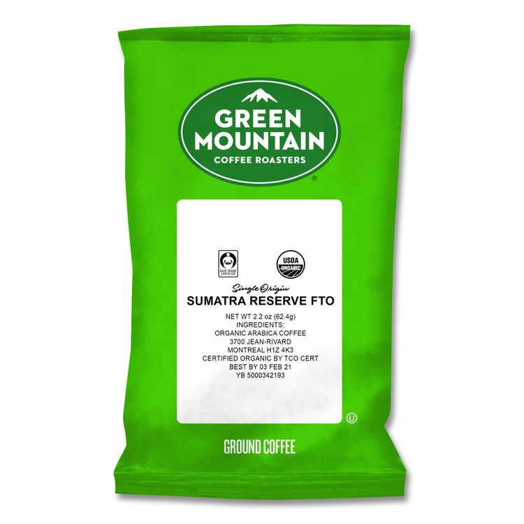 Sumatra Reserve Fraction Packs, 2.2 Oz, 50/carton