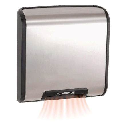 TrimLineSeries QuietDry Surface-Mounted ADA Automatic Hand Dryer, 115 V, Satin Stainless Steel
