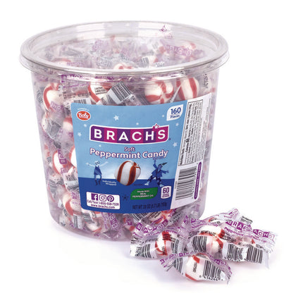 Bobs Sweet Stripes Soft Candy, Peppermint, 28 oz Tub